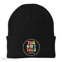Test Day Rock The Test Teacher Testing Day You Got This Beanie thumb 0