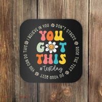 Test Day Rock The Test Teacher Testing Day You Got This Coaster thumb 0