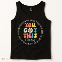 Test Day Rock The Test Teacher Testing Day You Got This Tank Top thumb 2