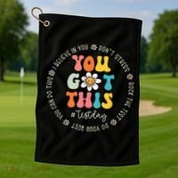 Test Day Rock The Test Teacher Testing Day You Got This Golf Towel thumb 1