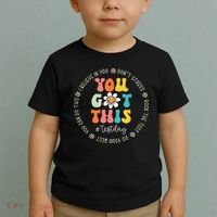 Test Day Rock The Test Teacher Testing Day You Got This Toddler T-Shirt thumb 2