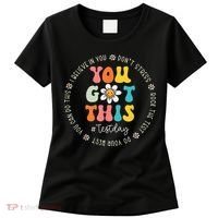 Test Day Rock The Test Teacher Testing Day You Got This Women's T-Shirt thumb 0