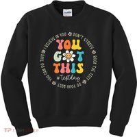 Test Day Rock The Test Teacher Testing Day You Got This Kids Sweatshirt thumb 0