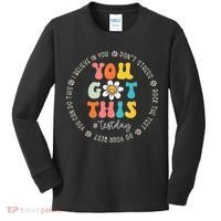 Test Day Rock The Test Teacher Testing Day You Got This Kids Long Sleeve Shirt thumb 0