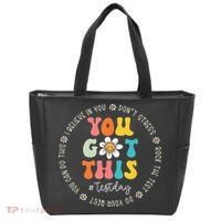 Test Day Rock The Test Teacher Testing Day You Got This Tote Bag thumb 0