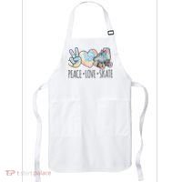 Tie Dye Roller Skating For Teen Girls Peace Love Skate Gift Apron thumb 0
