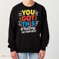 Test Day Rock The Test You Got This Teacher Test Testing Women's Sweatshirt thumb 0
