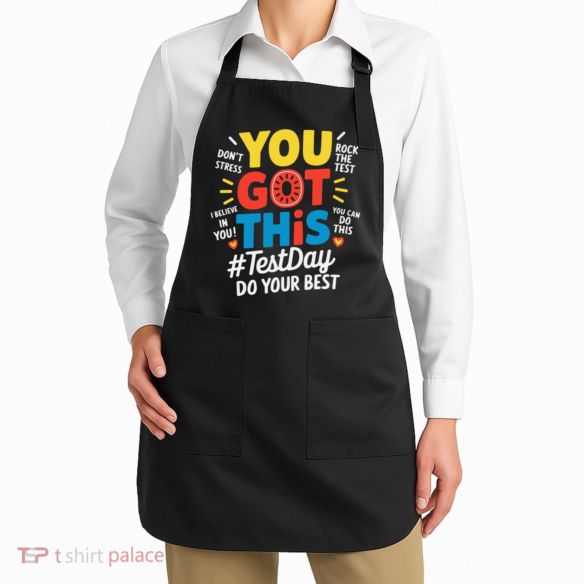 Test Day Rock The Test You Got This Teacher Test Testing Apron