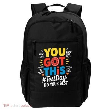 Test Day Rock The Test You Got This Teacher Test Testing Backpack