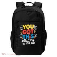 Test Day Rock The Test You Got This Teacher Test Testing Backpack thumb 0