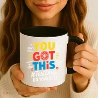 Test Day Rock The Test You Got This Teacher Test Testing Coffee Mug thumb 3