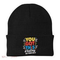 Test Day Rock The Test You Got This Teacher Test Testing Beanie thumb 0