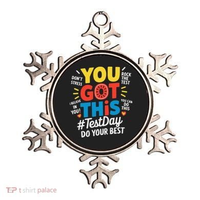 Test Day Rock The Test You Got This Teacher Test Testing Ornament