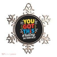 Test Day Rock The Test You Got This Teacher Test Testing Ornament thumb 0