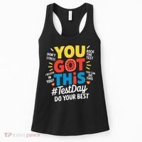 Test Day Rock The Test You Got This Teacher Test Testing Women's Tank Top thumb 0