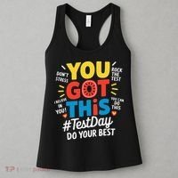Test Day Rock The Test You Got This Teacher Test Testing Women's Tank Top thumb 3