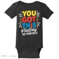 Test Day Rock The Test You Got This Teacher Test Testing Baby Bodysuit thumb 0