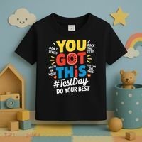 Test Day Rock The Test You Got This Teacher Test Testing Toddler T-Shirt thumb 3