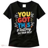 Test Day Rock The Test You Got This Teacher Test Testing Women's T-Shirt thumb 0