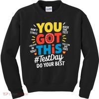 Test Day Rock The Test You Got This Teacher Test Testing Kids Sweatshirt thumb 0