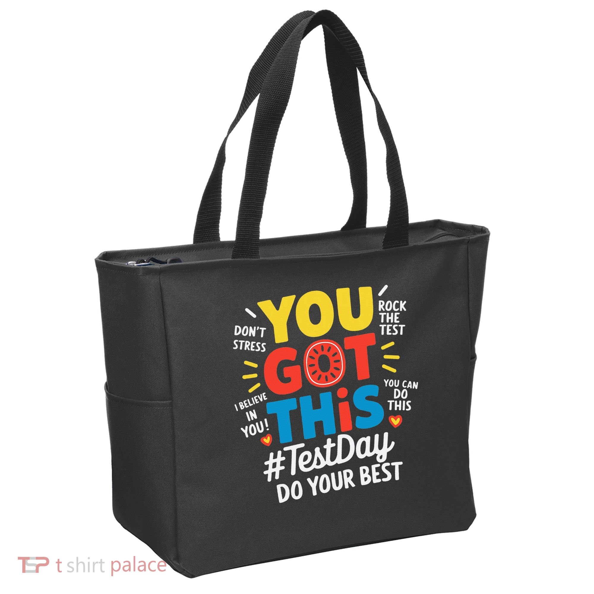 Test Day Rock The Test You Got This Teacher Test Testing Tote Bag