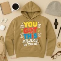 Test Day Rock The Test You Got This Teacher Test Testing Hoodie thumb 3