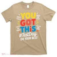 Test Day Rock The Test You Got This Teacher Test Testing T-Shirt thumb 0