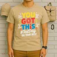 Test Day Rock The Test You Got This Teacher Test Testing T-Shirt thumb 6