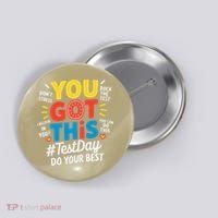Test Day Rock The Test You Got This Teacher Test Testing Button thumb 0