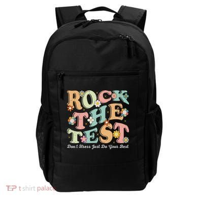 Test Day Rock The Test Teacher Testing Day You Got This Backpack