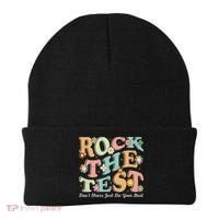 Test Day Rock The Test Teacher Testing Day You Got This Beanie thumb 0