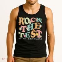 Test Day Rock The Test Teacher Testing Day You Got This Tank Top thumb 3