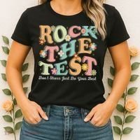 Test Day Rock The Test Teacher Testing Day You Got This Women's T-Shirt thumb 2