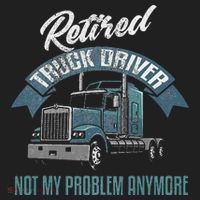 Truck Driver Retirement Funny Retired Trucker Gift Beanie thumb 2