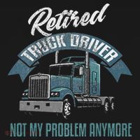 Truck Driver Retirement Funny Retired Trucker Gift Women's Hoodie thumb 2