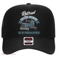 Truck Driver Retirement Funny Retired Trucker Gift Hat thumb 0