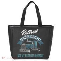 Truck Driver Retirement Funny Retired Trucker Gift Tote Bag thumb 0