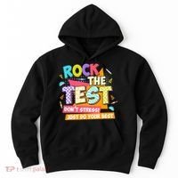Test Day Rock The Test Teacher Testing Day  Hoodie thumb 0