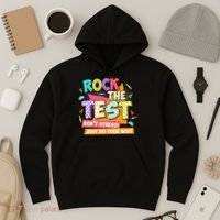Test Day Rock The Test Teacher Testing Day  Hoodie thumb 3