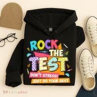 Test Day Rock The Test Teacher Testing Day  Hoodie thumb 4
