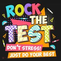 Test Day Rock The Test Teacher Testing Day  Pajama Set thumb 2