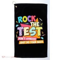 Test Day Rock The Test Teacher Testing Day  Golf Towel thumb 0