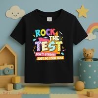Test Day Rock The Test Teacher Testing Day  Toddler T-Shirt thumb 3