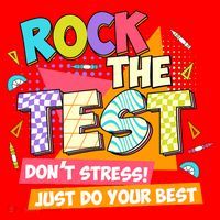 Test Day Rock The Test Teacher Testing Day  Santa Hat thumb 1