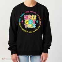 Test Day Rock The Test Teacher Testing Day You Got This Women's Sweatshirt thumb 0