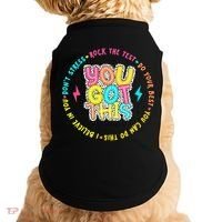 Test Day Rock The Test Teacher Testing Day You Got This Doggie Tank thumb 0