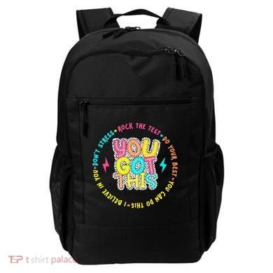 Test Day Rock The Test Teacher Testing Day You Got This Backpack