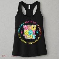 Test Day Rock The Test Teacher Testing Day You Got This Women's Tank Top thumb 3