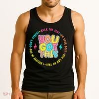 Test Day Rock The Test Teacher Testing Day You Got This Tank Top thumb 3