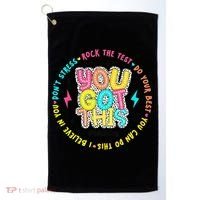 Test Day Rock The Test Teacher Testing Day You Got This Golf Towel thumb 0